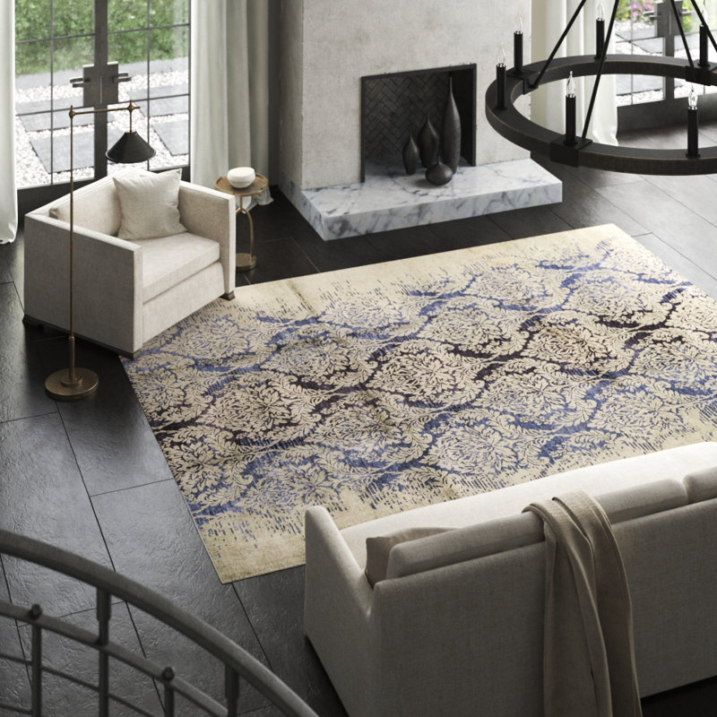 Neo Villa Damask Area Rug