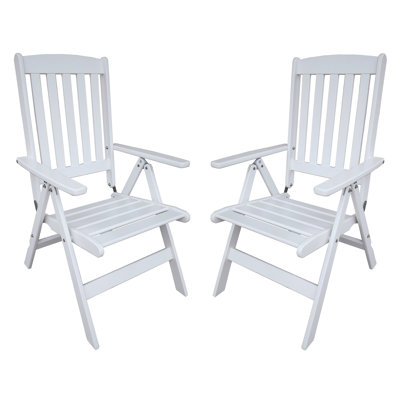 Heckson Foldable Outdoor Patio Dining Armchair