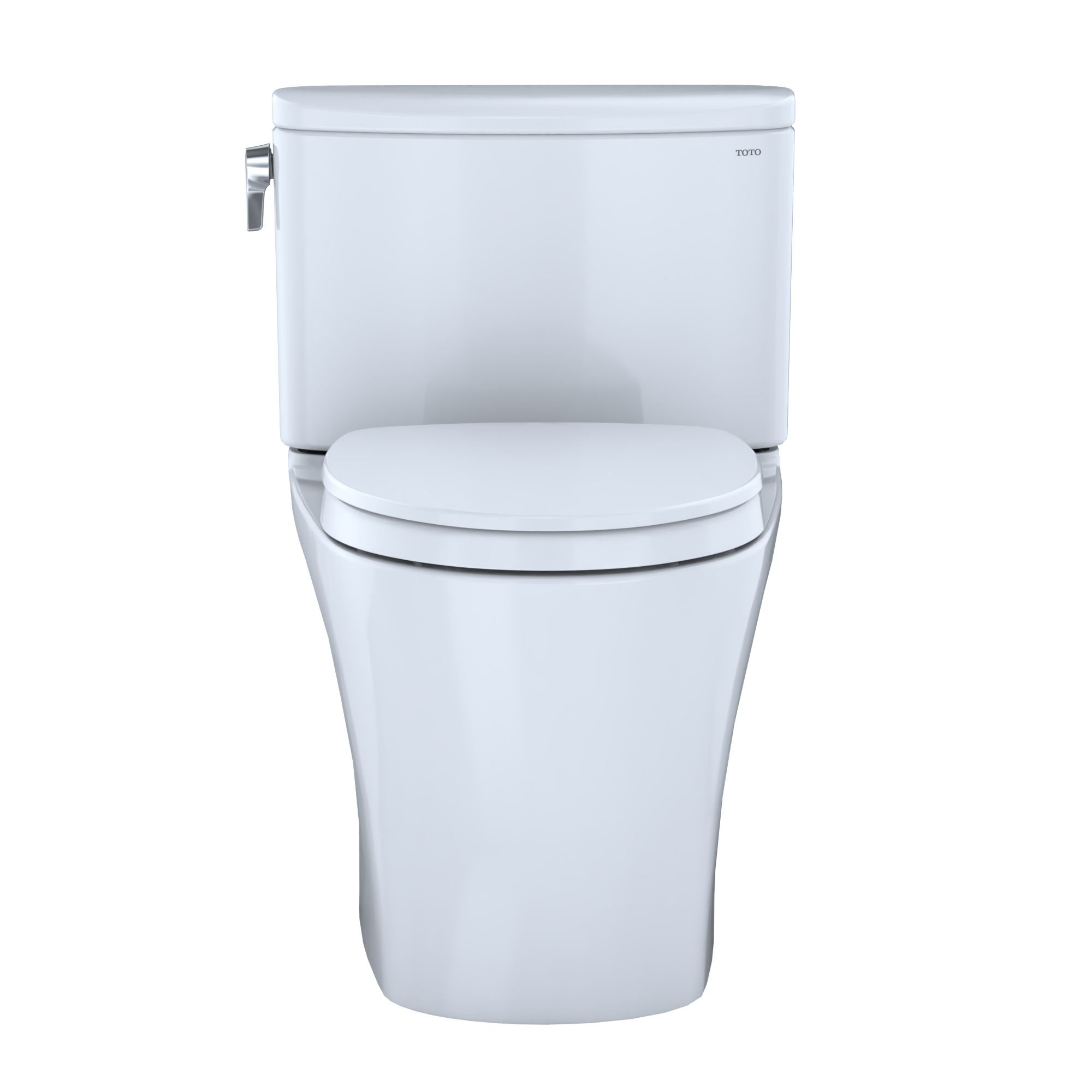 Aquia® IV Dual-Flush Elongated Two-Piece Toilet (Seat Included), Cotton, Left