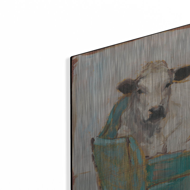 " Moo-ving In I " by Ethan Harper, 24" H x 24" W