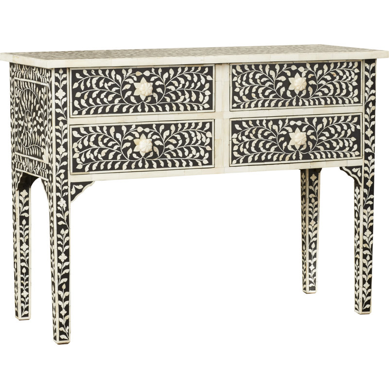 Bone Inlay Vivienne Console Table