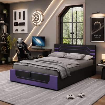 Hydraulic Storage Gaming Bed Frame