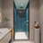 Matted Black Universal Pivot Shower Door - 1/4" Tempered Glass, 1 3/8" Adjustable, Stable And Leak-, Easy Installation With Superior Leak Feature,
