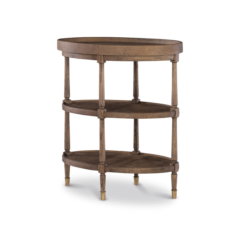 Andrews Chairside Table - Weathered