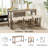 4-Piece Bar Table Set With Power Outlet, Dining Bar Table And Chairs Set,Bar Table Set With 3 Padded Stools For Living Room, Dining Room, Game Room-1060988223-1060988222