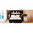 Full Size Wooden Bed With Built-In Shelf And Cabinet - Solid One & Stable-1228046537
