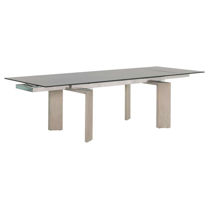 Arpun Extendable Solid Wood Dining Table, 30"H x 71"W x 39.5"D