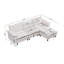 Canapé-lit modulaire convertible en L Olive Green