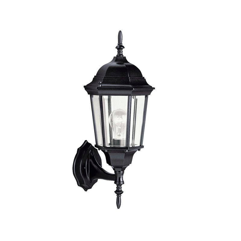 Allmon Aluminum Wall Light, Painted Black