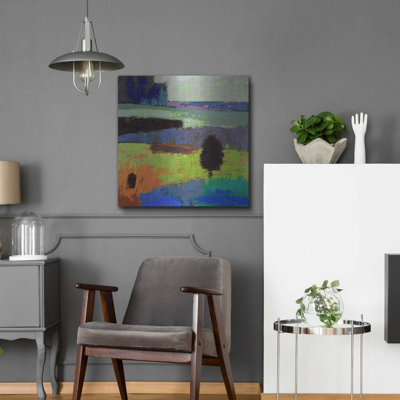 Wrought Studio ™ «From What I Know» par Jane Schmidt, art mural en métal,, H 24 po x l 24 po