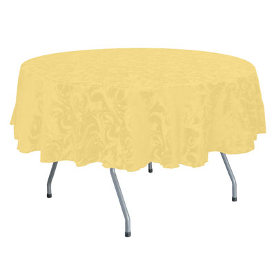 Solid Color Round Tablecloth