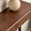 Console brune de style chinois simple