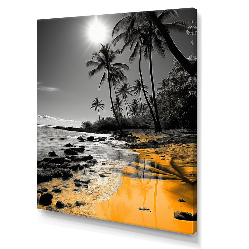 Hawaii Tropical Haven I - Nautical & Beach Canvas Wall Art, H 20 po x l 12 po x P 1 po, Toile tendue