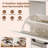 Farmhouse Shoe Storage Cabinet With 4 Flip Drawers, Shoe Rack Cabinet For Entryway, Hallway, Distressed White-1668416595