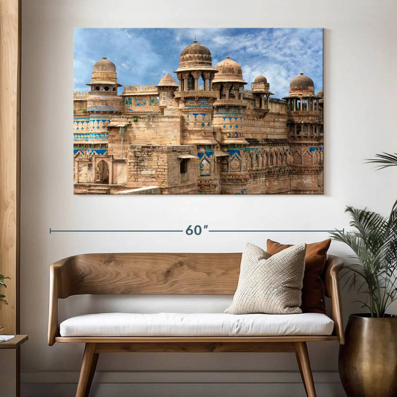 Lilie Gwalior Fort, H 34 po x l 51 po