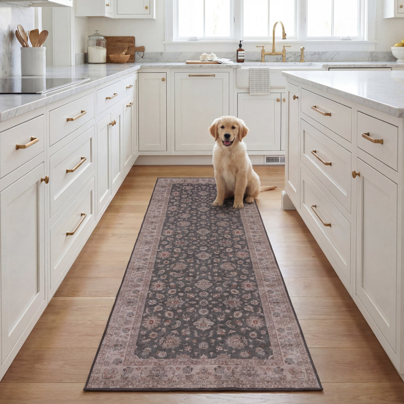 Tucson Performance Machine Washable Oriental Rug, Runner 2'6" x 8'