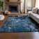 Premium Machine Washable Cerrito AMF558 Blue Rug