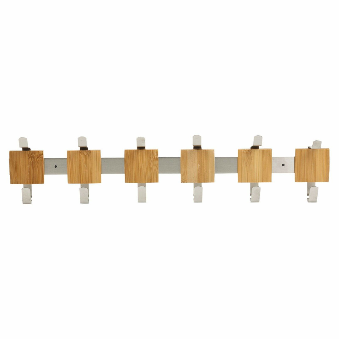 Wall 6 - Hook Wall Mounted Coat Rack