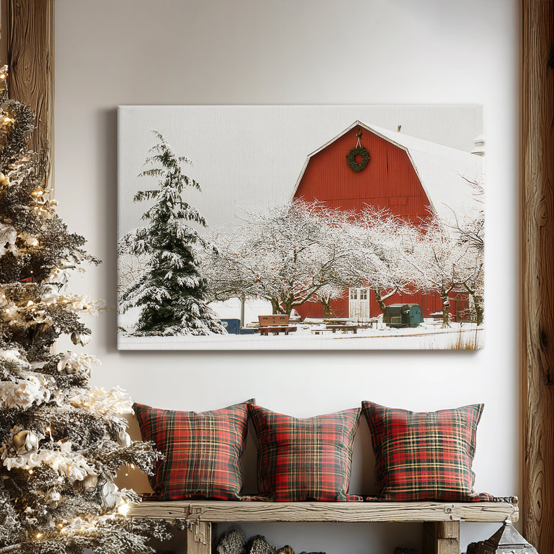 «Mistletoe of Sugar Serenade», toile tendue avec châssis, H 12 po x l 18 po