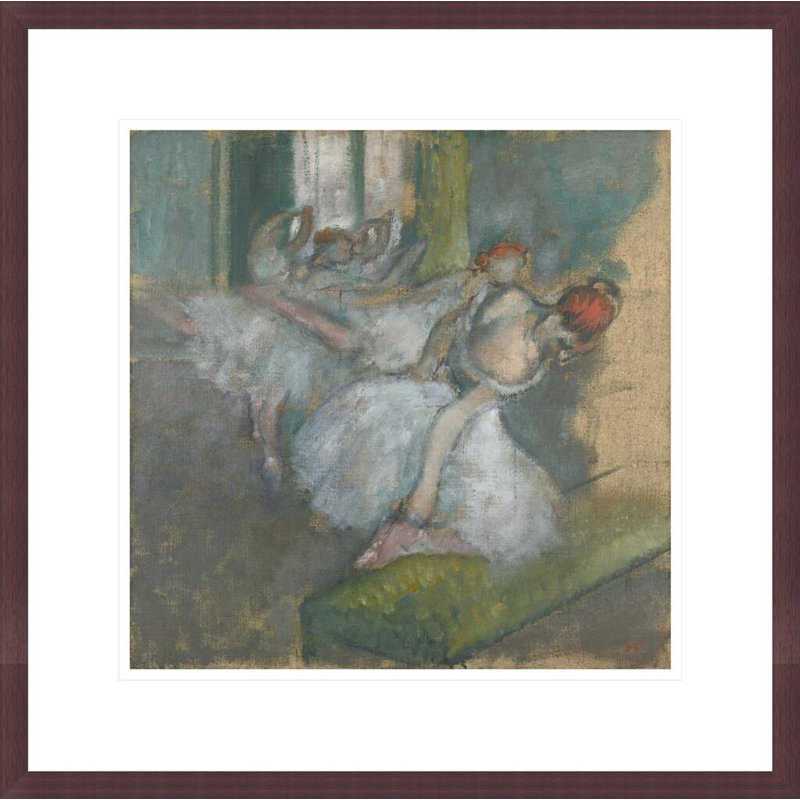 «Ballet Dancers» par Edgar Degas, impression giclée encadrée, H 17,75 po x l 17,8 po