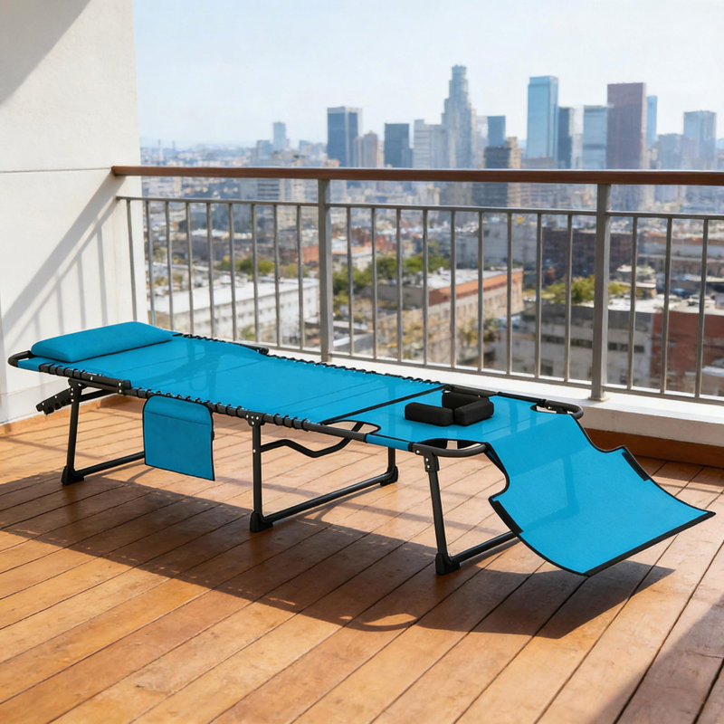 Méridienne, chaise pliante, chaise inclinable, chaise longue