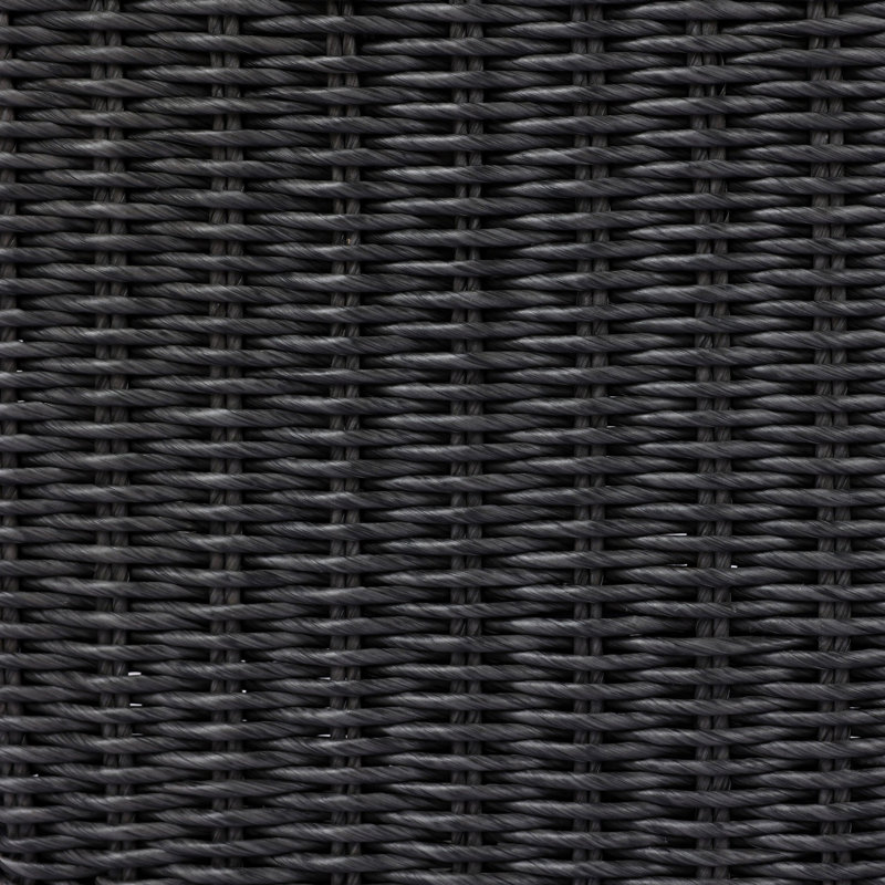 Outdoor Dining Side Chair, Black