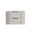 Modern Shaker Vanity With Divided Drawers, Soft-Close & Vertical Line Design - 24'' &30'' &36 '' Wall-Mounted (No Sink)-1340240255-1340240254