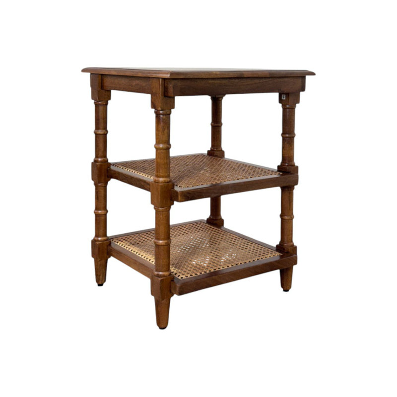 Leyt End Table, Chestnut