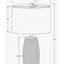 Lighting, 25 po, lampe de table, céramique grise, abat-jour gris, moderne
