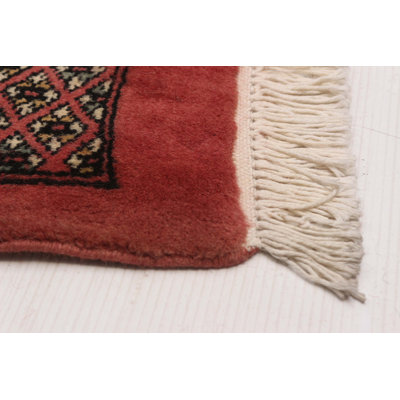 Tapis corail foncé Finest Peshawar Bokhara 8 pi 3 po x 10 pi 2 po