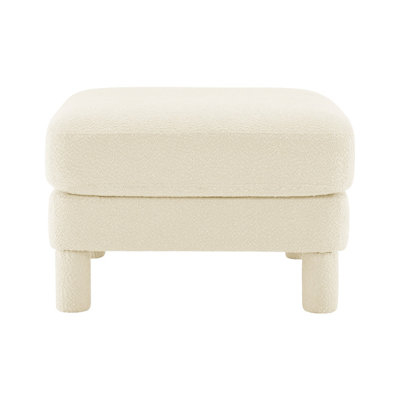 Repose-pieds Lucas - polyester - beige
