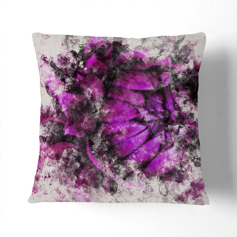 Flower Vol.1 Watercolour Scatter Cushion, 40cm H x 40cm W x 15cm D