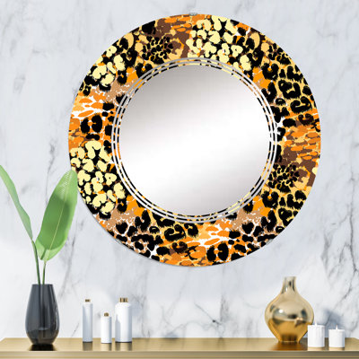 Raelah Leopard Fashion I - Animals Wall Mirror