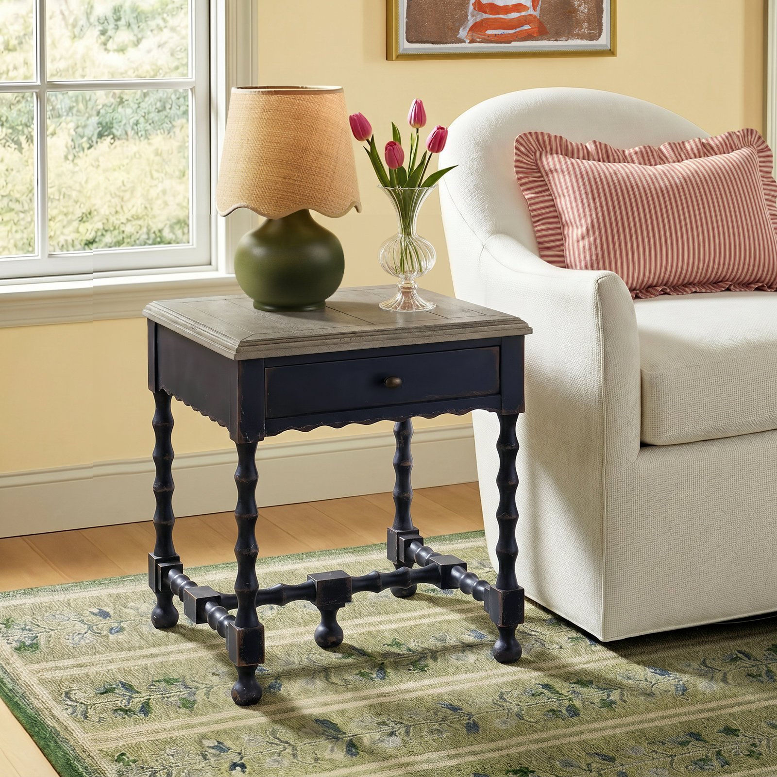 Chamberlain End Table With Storage