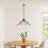 Anika 8 - Light Dimmable Sputnik Modern Linear Chandelier