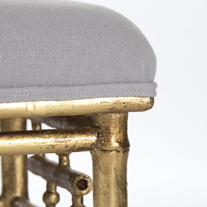 Aline Upholstered Vanity Stool