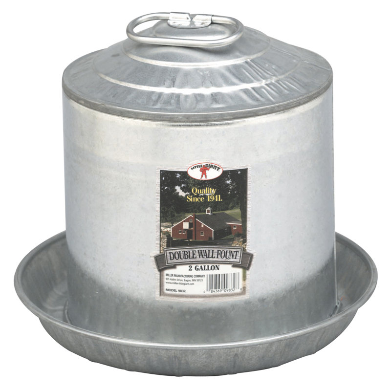 Fount murale double, 3 gallons
