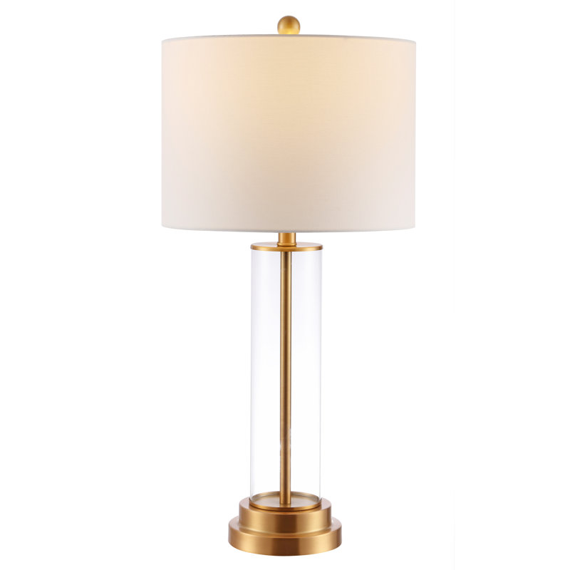 Lampe de table standard 29,25 po, Or / transparent