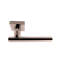 Flat Privacy (Bed & Bath) Door Lever with Square Rosette-46054249-48103037