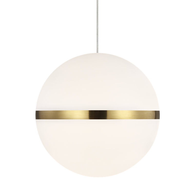 Hanea 1 - Light LED Pendant, Aged Brass, Yes