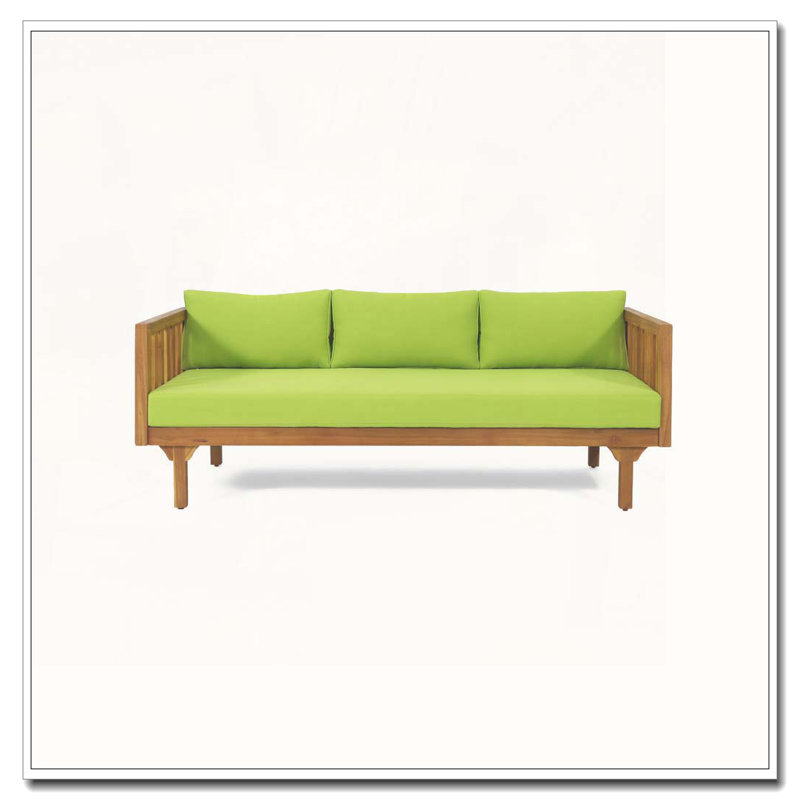 3 SEATER Patio Sofa DAYBED, green