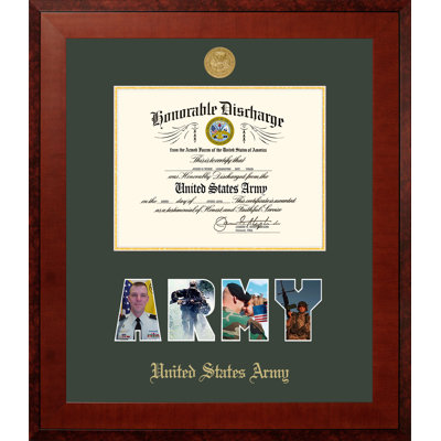 Army Discharge Honor Picture Frame