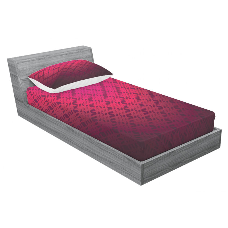 Microfiber Geometric Sheet Set, Twin XL