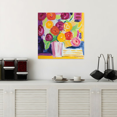 Art contemporain avec cercles abstraits
