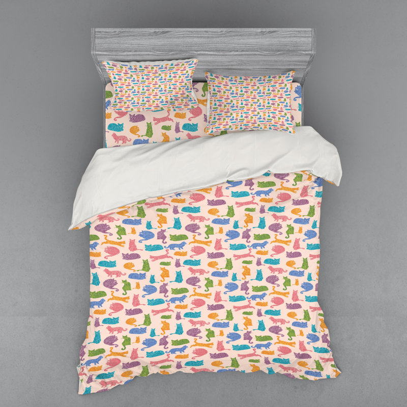 Farmhouse / Country Polyester Duvet Cover, Queen Duvet Cover + 3 Additional Pieces