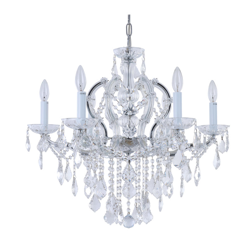 Lustre en cristal 6 lumières Halloran