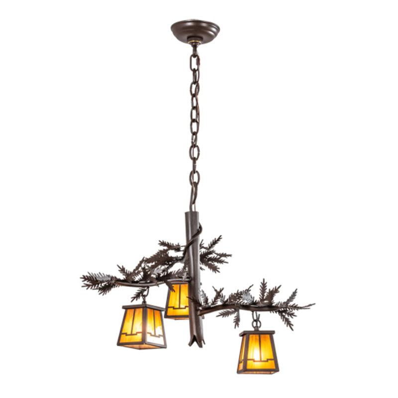 Pine Branch 3 - Light Chandelier