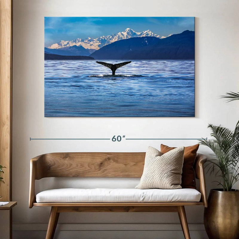 Kavia Juneau Humpback Whale Tail, 34" H x 51" W
