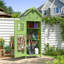 1.8 ft. W x 1.8 ft. D Wooden Garden Shed Groove Steep Slope Tool Shed