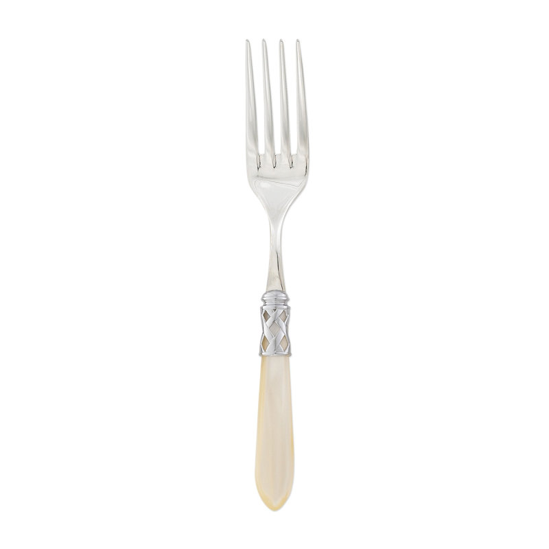Aladdin Serving Fork, Brilliant Ivory